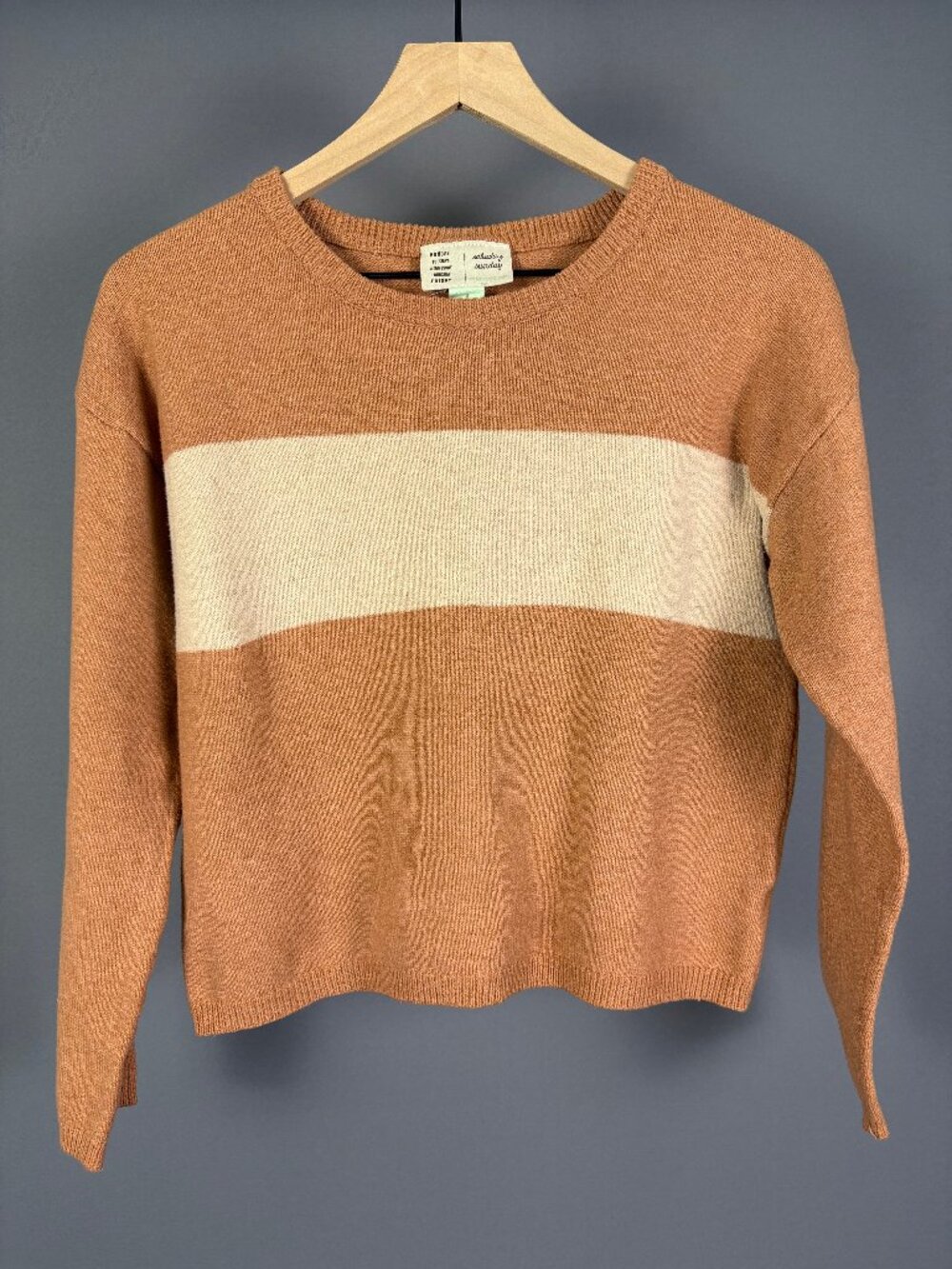 Anthropologie Saturday Sunday Clara Colorblock Sweater S